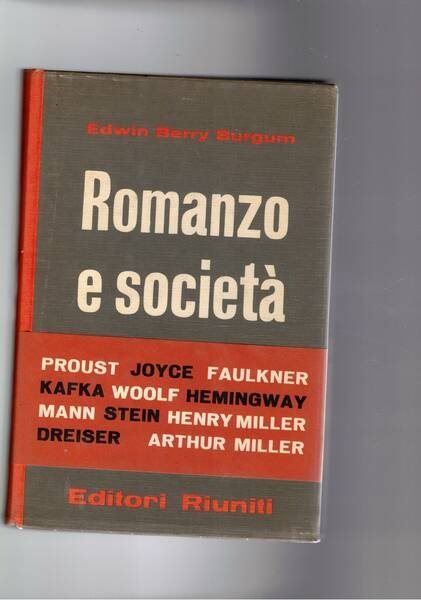 Romanzo e società.