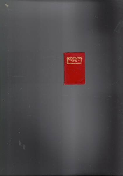 King Henry VI. Solo First Part.