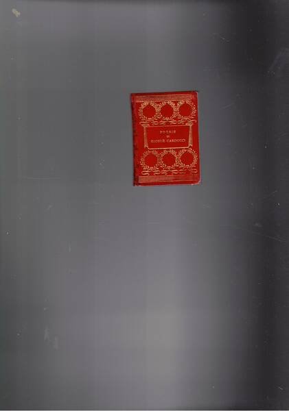 Poesie. Dalla seconda edizione fiorentina del 1874.