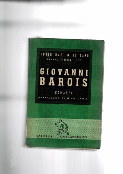 Giovanni Barois. Romanzo. Traduz. di F. Invernizzi.