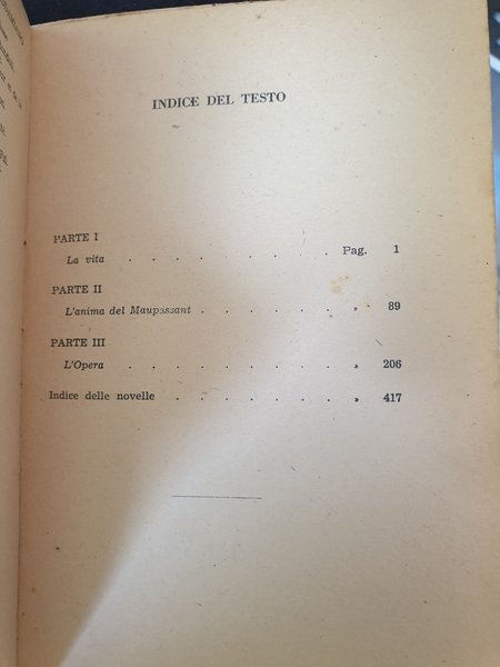 Guy de Maupassant, la vita e l'opera.