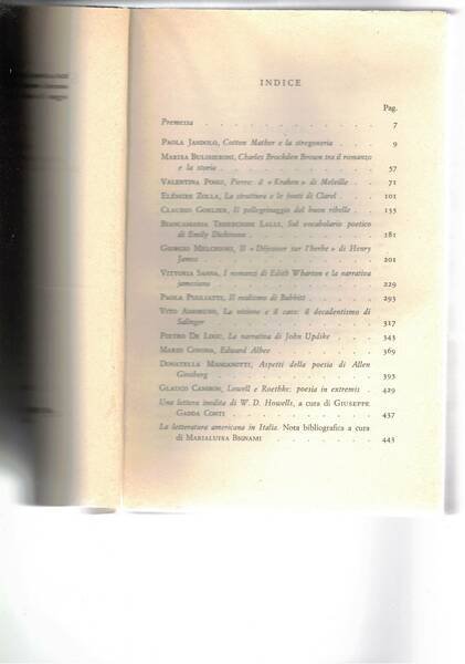 Studi americani, rivista annuale dedicata alle lettere e alle arti …