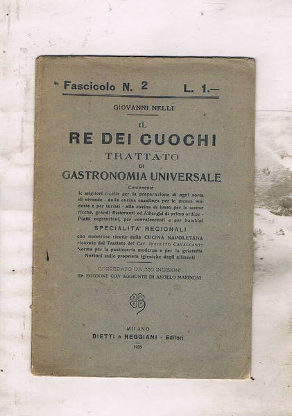 Il re dei cuochi, trattato di gastronomia universale, con le …