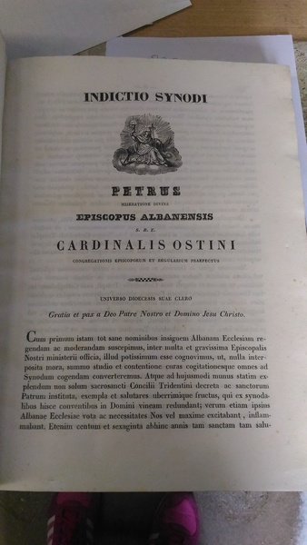 Synodus diocaesana habita in cathedrali templo albanensi X. IX. VIII. …