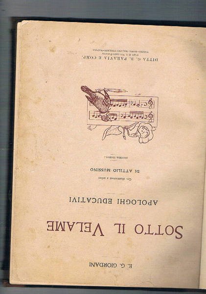 Sotto il velame, apologhi educativi con illustrazioni di Attilio Mussino.
