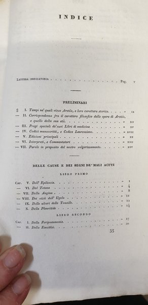 Delle cause dei segni e della cura delle malattie acute …