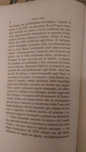 Della uguaglianza civile e della libertà dei culti, secondo il …