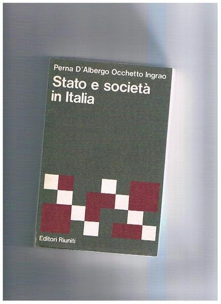 Stato e società in Italia.