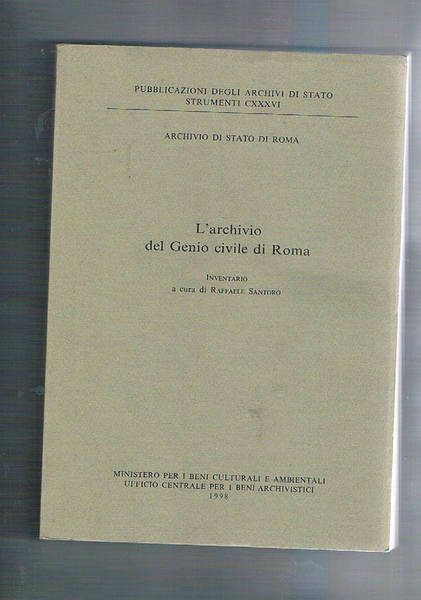 L'archivio del Genio civile di Roma.