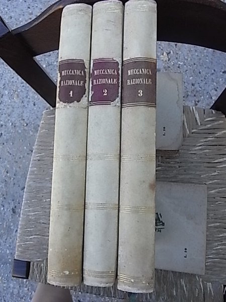 Meccanica razionale, lezioni tenute nel 1863-64 (presumibilmente all'inversità di Roma). …