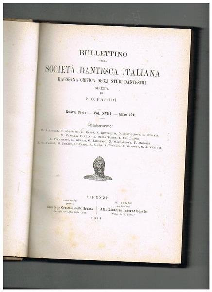 Bullettino della Società Dantesca Italiana, rassegna critica degli studi danteschi, …