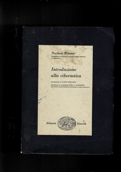 Introduzione alla cibernetica.