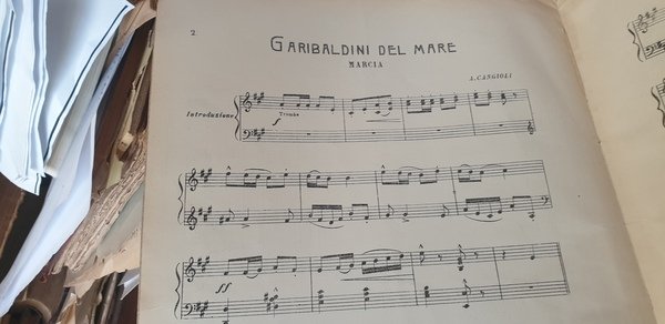 Garibaldini del mare, marcia popolare.