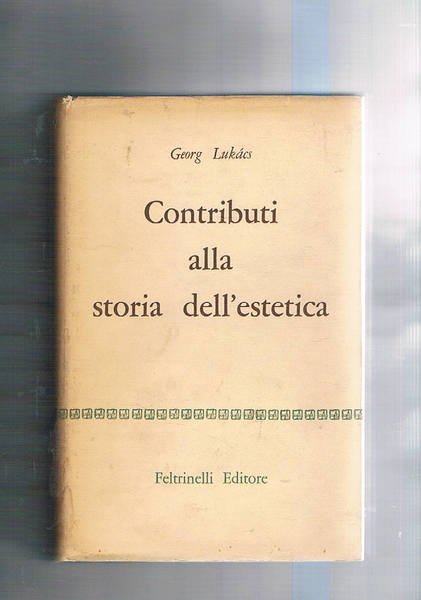 Contributi alla storia dell'estetica.