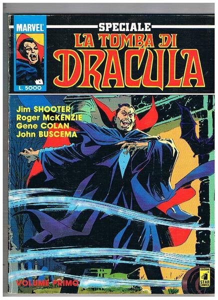 La tomba di Dracula. Vol. primo supplemento a i fantastici quattro del 30 marzo 1991.