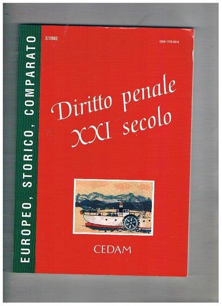 Diritto penale XXI secolo anno I° n° 2 lug-dic. 2002.