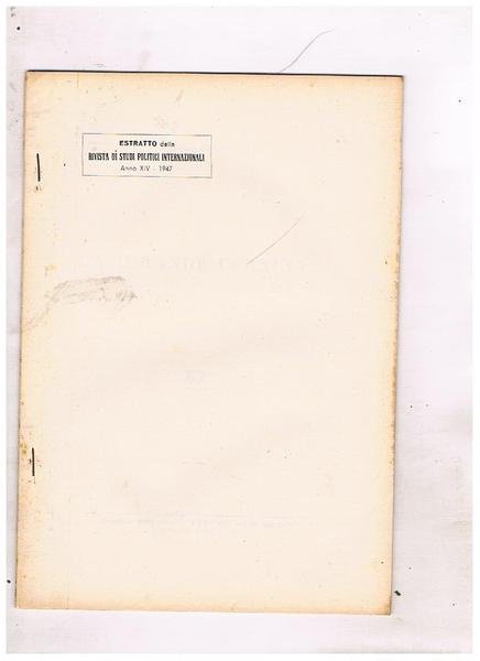 La "Grande Ucraina". Estratto da studi politici internazionali.