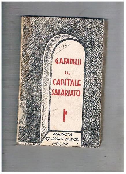 Il capitale salariato.