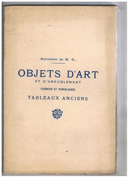 Catalogue desd objets d'art et d'ameublement du XVIII siècle et …