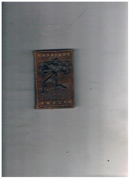 Adolfo, versione di L. Mazzucchetti. N° 56 della collana.