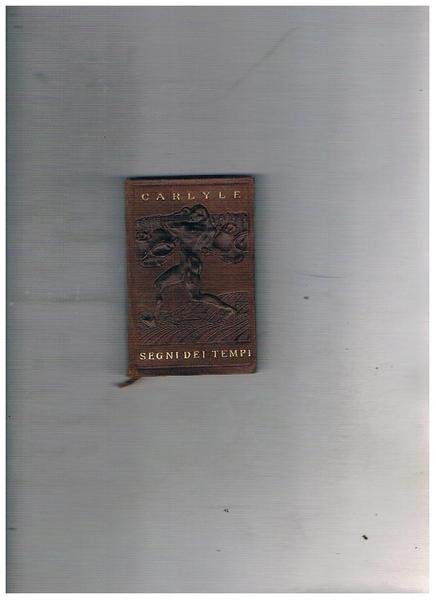 Segni dei tempi. Traduzione di Alessandro De Stefani. N° 5 …