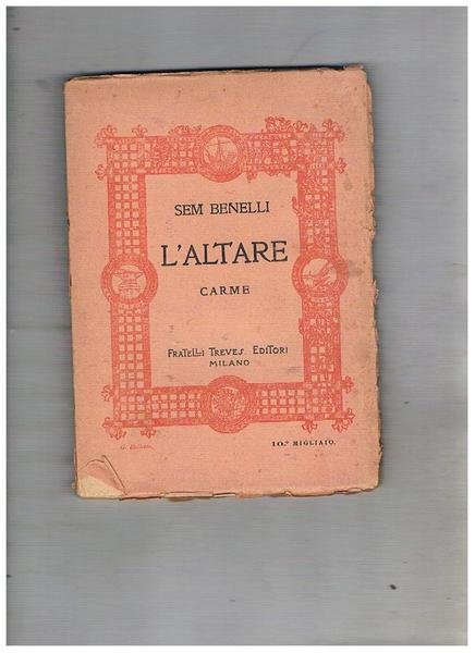 L'altare. Carme.