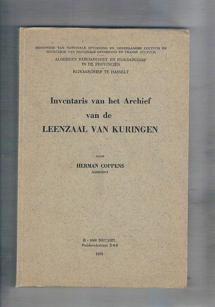 Inventaris van het archief van de Kuringen.