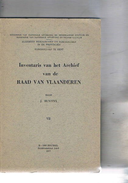 Inventaris van het Archief van de Staten van Vlaanderen. VII°.