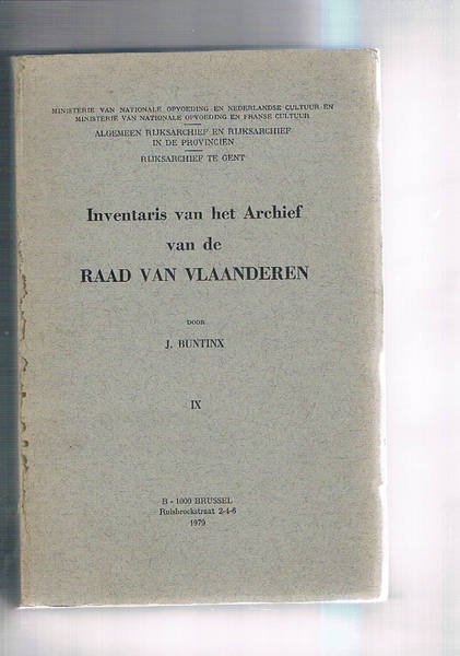 Inventaris van het Archief van de Staten van Vlaanderen. IX°.
