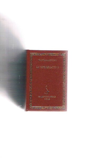 Le opere latine. A cura di L. Coglievina, R.J. Lokaj, …