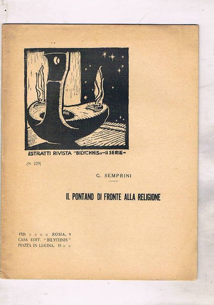 Il Pontano di fronte alla religione. Estratto.