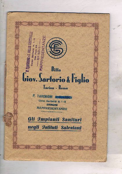 Catalogo relativo alle forniture per gli impianti sanitari negli istituti …