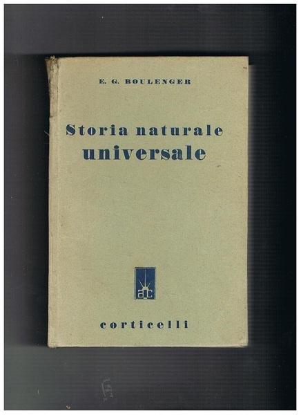 Storia naturale universale.
