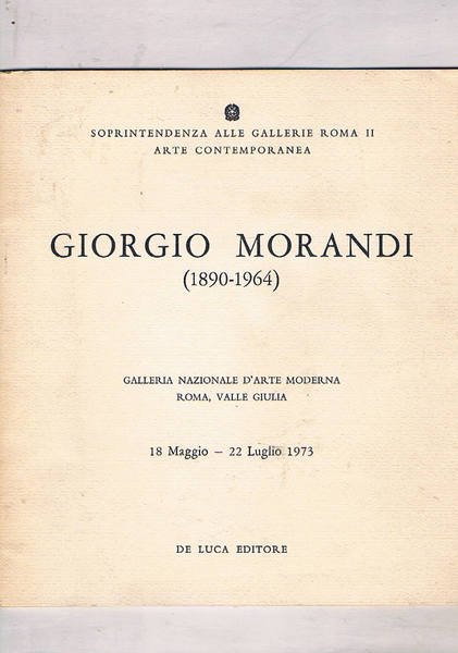 Giorgio Morandi (1890-1964). Galleria Nazionale d'Arte Moderna di Roma, Valle …