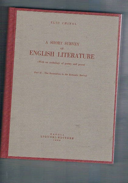 A short survey of English Literature (with an anthology of …