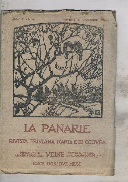 La Panarie, rivista bimestrale friulana d'arte e di coltura. Anno …