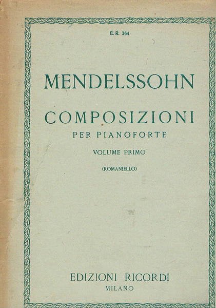 Composizioni per pianoforte. Revisione di Vincenzo Romaniello. Vol. I°: 48 …
