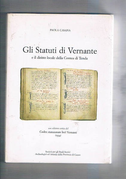 Gli statuti di Vernante e il diritto locale della Contea …