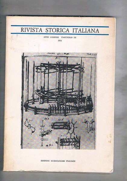 Rivista storica italiana fasc. 3 del sett. 1976. Ebrei e …