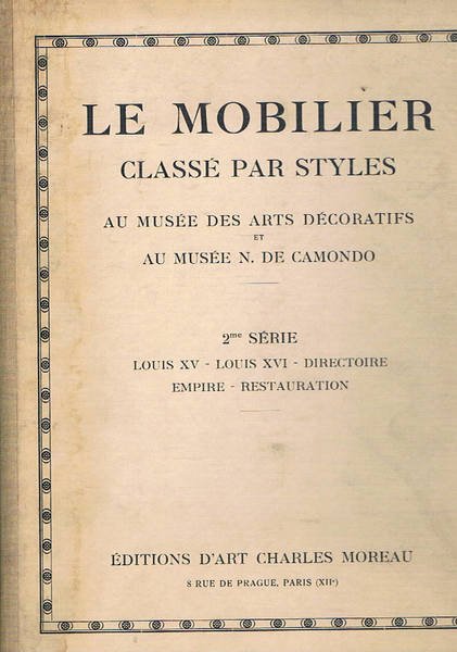 Le Mobilier classé par styles au musée des arts décoratifs …