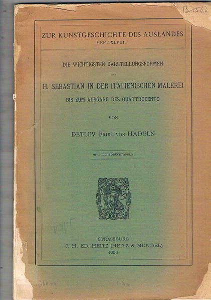 Die Wichtigsten Darstellungsformen Des H. Sebastian in Der Italienischen Malerei …