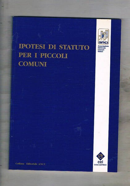 Ipotesi di statuto per i piccoli comuni.