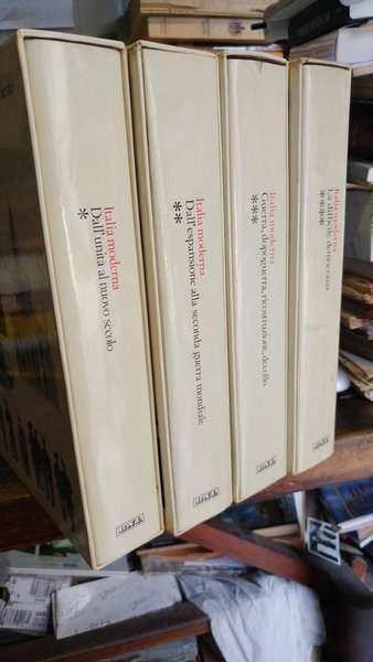 Italia moderna vol. I-V di cinque. Dall'unità al nuovo secolo; …