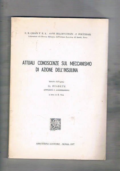 Attuali conoscenze sul meccanismo di azione dell'insulina.