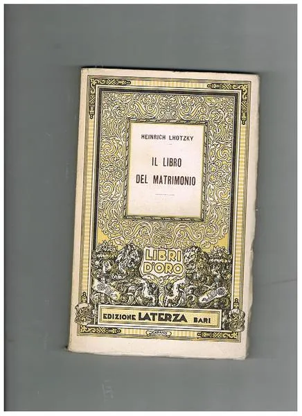 Il libro del matrimonio.