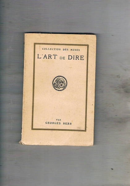 L'art de dire.