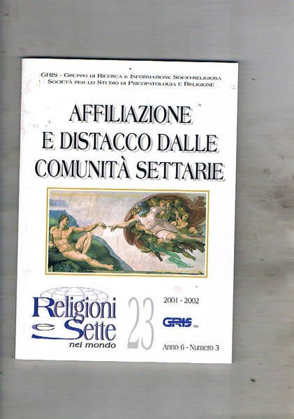 Affiliazione e distacco dalle comunità settarie. Numero del trimestrale Religioni …