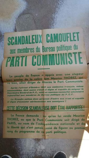 Scandaleux camouflet aux membres du Bureau politique du Parti Communistes. …