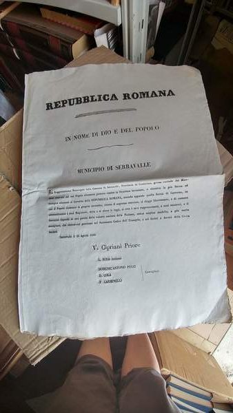 La repubblica municipale della Comune di Serravalle, prov. di Camerino …