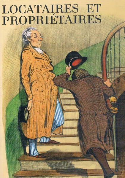 Honoré Daumier locataires et propriétaires.